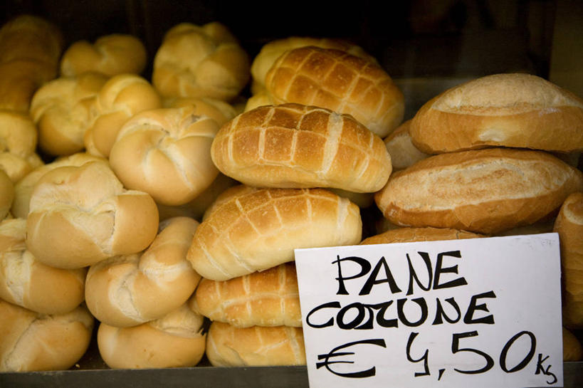 面包,无人,横图,烘焙,意大利,欧洲,威尼斯,食品,北,摄影,地中海文化,烘焙师,小圆面包,中欧,面包店,彩图,旅行,传统文化