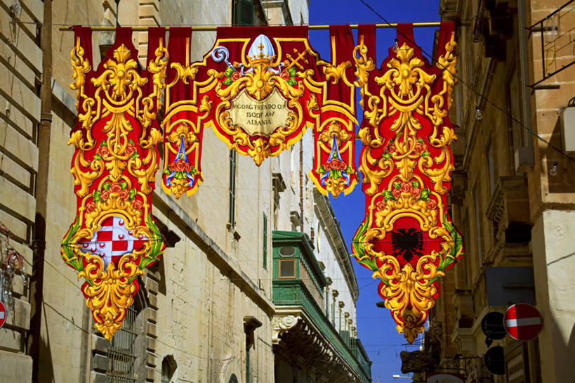 无人,教堂,横图,欧洲,马耳他,庆祝,装饰,首都,历史,顾客,摄影,宗教,瓦莱塔,地中海文化,南欧,游行,圣人,群岛,彩图,旅行,传统文化