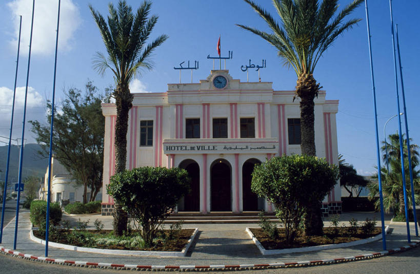 无人,横图,室外,留白,山,山脉,峡谷,建筑,非洲,摩洛哥,地球,地形,蓝色,天空,摄影,万里无云,阿非利加洲,摩洛哥王国,阿加迪尔,阿加迪尔省,岩石,彩图,柏柏尔人