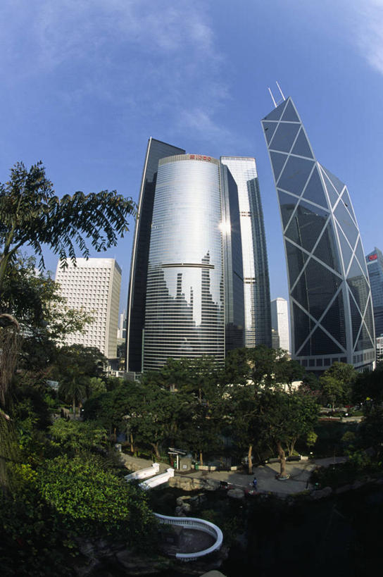 无人,银行,公园,竖图,室外,度假,美景,天际线,城市风光,城市,摩天大楼,香港,亚洲,反射,景观,塔,首都,娱乐,享受,休闲,景色,放松,金融,摄影,视角,香港岛,香港公园,金融区,彩图,旅行
