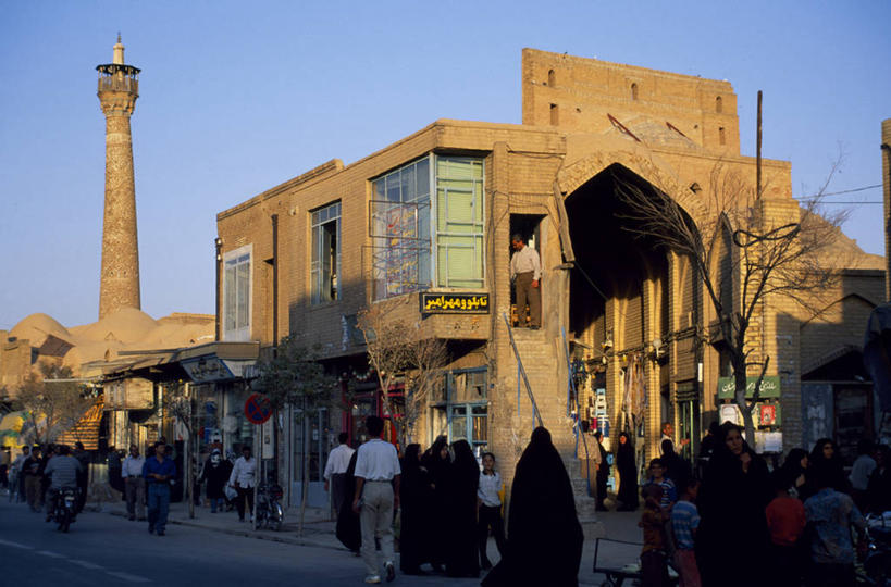 商店,横图,购物,商务,消费,阳台,建筑,伊朗,摄影,伊斯兰教,圆顶建筑,宗教建筑,清真寺,贸易,遮阳篷,彩图