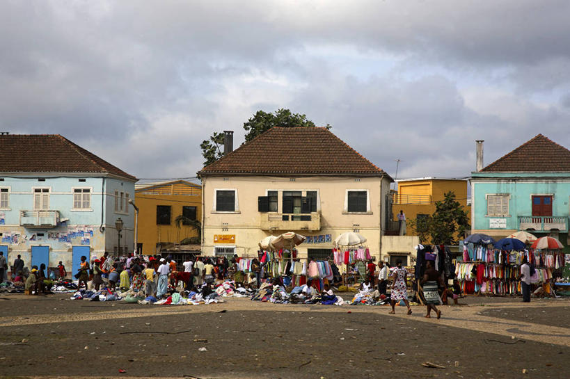 横图,消费,非洲,小贩,岛,市场,衣服,社区,摄影,购买,贩卖,贸易,阿非利加洲,西非,跳蚤市场,圣普,普林西比,商人,彩图
