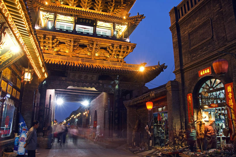 无人,横图,室外,旅游,烹饪,城市,建筑,平遥,中国,亚洲,料理,食品,历史,菜肴,美食,食物,黄昏,运输,摄影,佳肴,保护,照亮,东亚,晋中,彩图,旅行,传统文化,联合国教科文组织