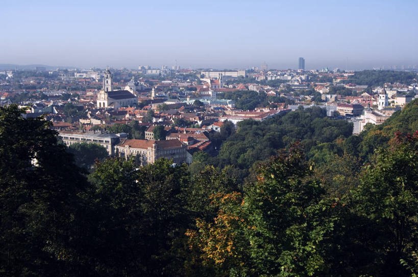 无人,横图,全景,室外,天际线,城市,欧洲,城镇,首都,历史,摄影,立陶宛共和国,维尔纽斯,彩图,波罗的海三国,联合国教科文组织