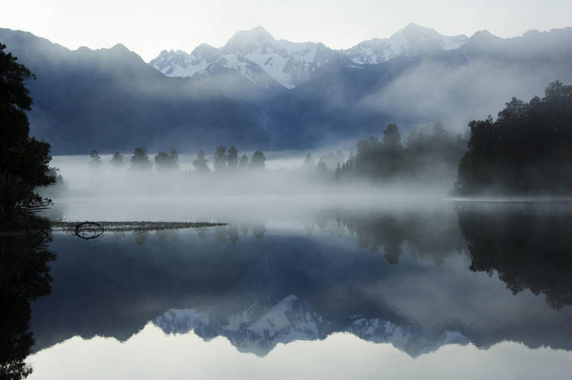 无人,横图,室外,湖,山,山脉,水,雪,雪山,雾,欧洲,荷兰,新西兰,反射,地形,山顶,黎明,风景,安静,摄影,宁静,西欧,剪影,澳大拉西亚,库克山,荷兰王国,尼德兰王国,新西兰南岛,南荷兰省,韦斯特兰,马瑟森湖,彩图,罢工,美人