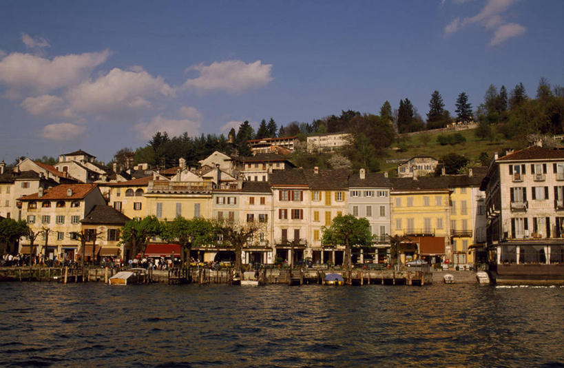 无人,横图,室外,湖,窗户,落地窗,橱窗,船,意大利,玻璃窗,摄影,伦巴第大区,玻璃橱窗,彩图