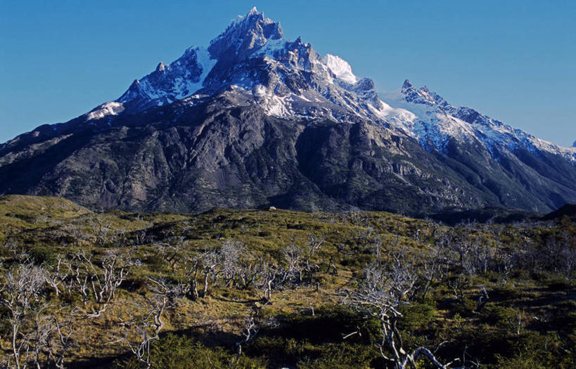 无人,横图,室外,山,智利,地形,山顶,风景,陡峭,南美,摄影,拉丁美洲,百内国家公园,彩图