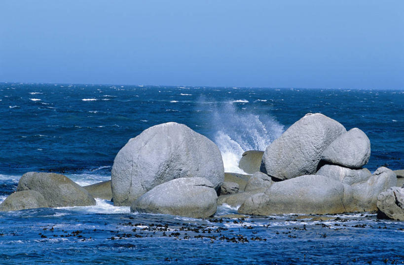 无人,横图,室外,留白,海浪,海洋,水,非洲,南非,喷,飞溅,巨石,蓝色,自然,波浪,大西洋,摄影,碰撞,岩石,彩图,开普半岛