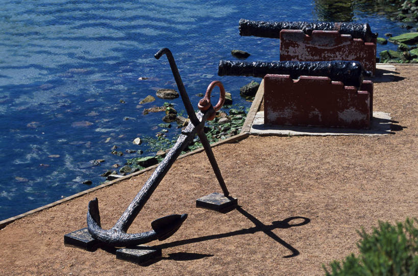 无人,横图,室外,船,非洲,南非,枪支,海岸线,炮,摄影,西蒙斯敦,彩图,海港,开普半岛,海上运输