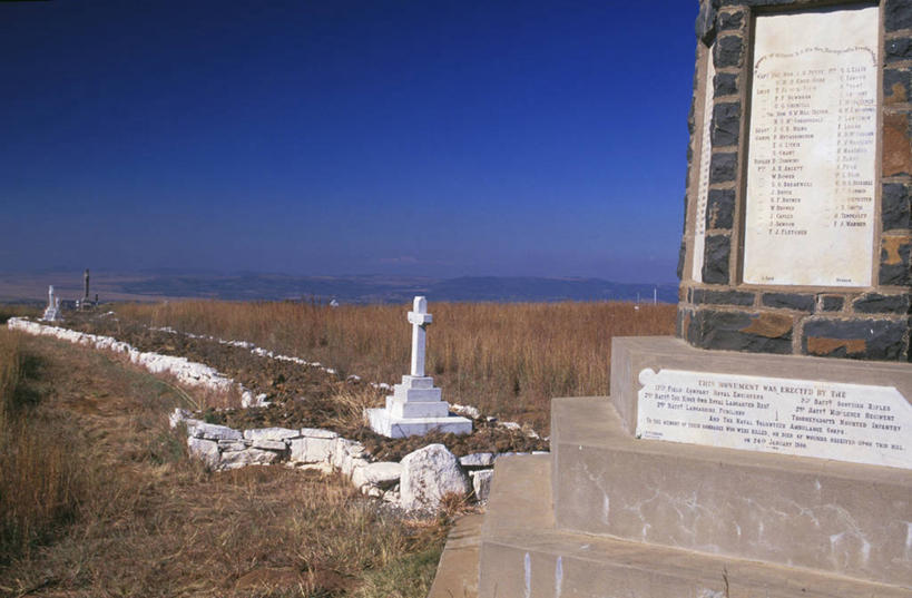 无人,横图,非洲,南非,十字架,地形,地标建筑,摄影,纪念,留念,坟墓,怀念,阿非利加洲,壕沟,南非共和国,夸祖鲁.纳塔尔省,墓穴,战场,彩图