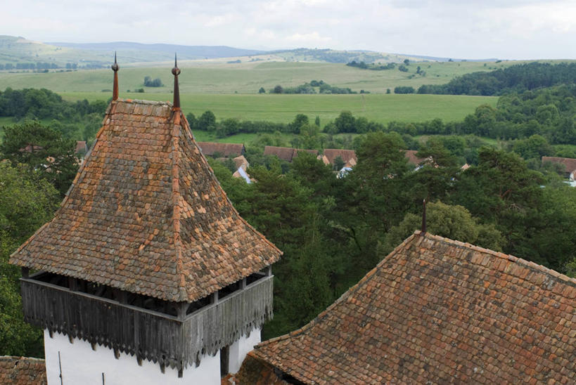 无人,教堂,横图,山,建筑,欧洲,罗马尼亚,地形,田地,乡村,塔,城墙,风景,地标建筑,力量,摄影,宗教,保护,王子,特兰西瓦尼亚,布拉索夫,彩图,传统文化,联合国教科文组织