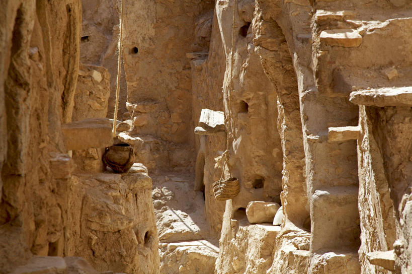 无人,横图,建筑,利比亚,篮子,乡村,城镇,历史,锅,城墙,废墟,绳子,地标建筑,力量,摄影,谷仓,北非,滑车,彩图,传统文化