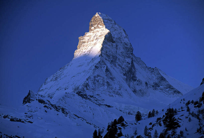 无人,横图,室外,山,瑞士,欧洲,冬天,滑雪场,摄影,阿尔卑斯山脉,策尔马特,马特洪峰,彩图