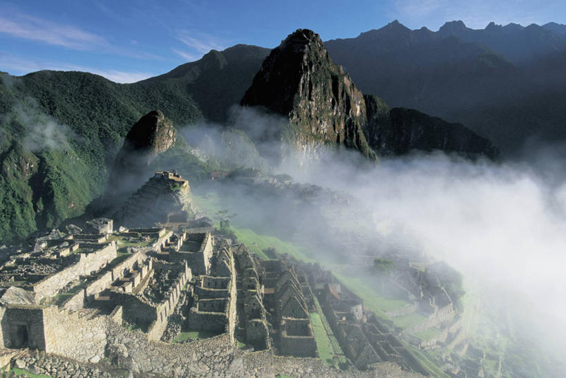 无人,横图,秘鲁,废墟,地标建筑,摄影,考古学,印加遗迹,马丘比丘,彩图