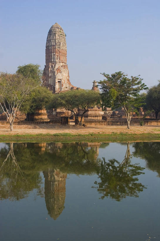 无人,公园,竖图,室外,湖,水,泰国,亚洲,反射,素可泰,地标建筑,摄影,宗教,东南亚,泰国文化,泰王国,玛哈泰寺,素可泰历史公园,大城省,彩图,素可泰遗址公园