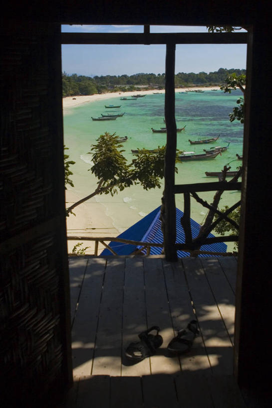 无人,竖图,海洋,窗户,船,泰国,亚洲,岛,海湾,摄影,平房,东南亚,热带气候,新西兰南岛,海滩,彩图,长尾船,传统文化