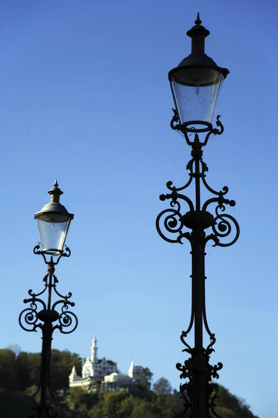 无人,竖图,室外,路灯,瑞士,欧洲,阿尔卑斯山,摄影,西欧,阿尔卑斯山脉,卢塞恩,彩图