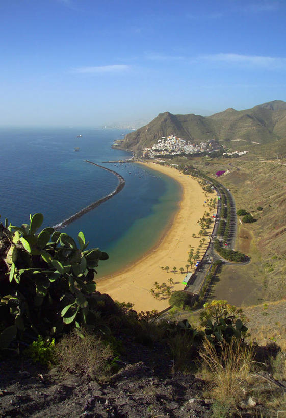 无人,竖图,室外,西班牙,摄影,加那利群岛,特内里费岛,大西洋群岛,海滩,彩图,旅行,圣安德烈斯山脉