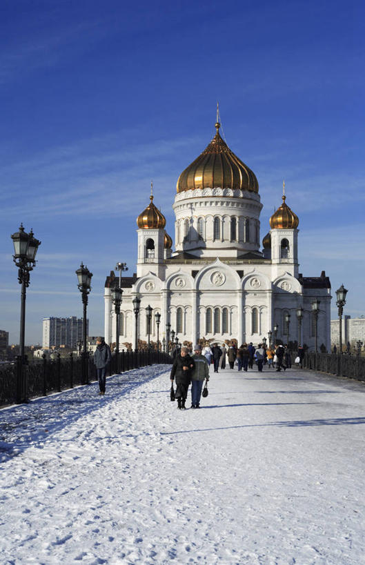 无人,竖图,室外,雪,城市,欧洲,俄罗斯,冬天,首都,摄影,东欧,莫斯科,彩图,基督救世主大教堂