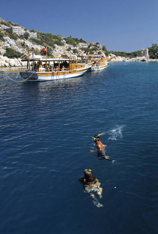 游泳,竖图,船,欧洲,土耳其,亚洲,摄影,地中海文化,彩图,旅行,卡斯