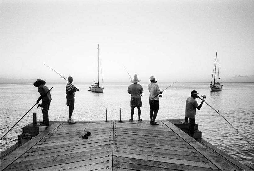 渔夫,横图,摄影,马提尼克岛,彩图,钓鱼,旅行,法国海外领土