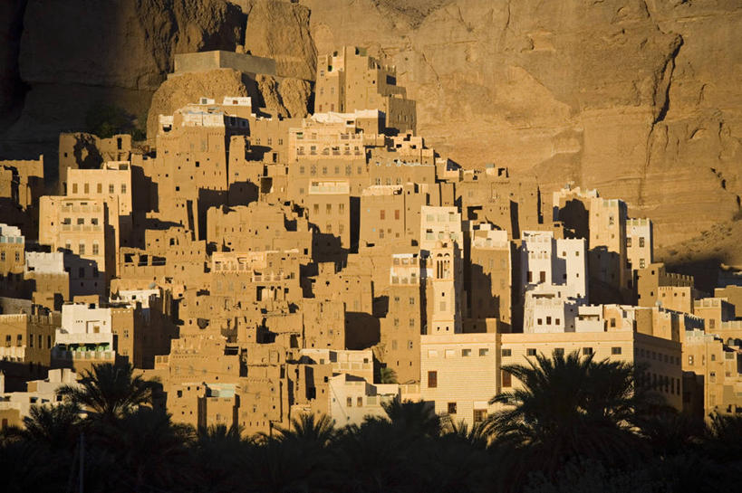 无人,横图,建筑,也门,摄影,泥,中东,哈德拉毛省,彩图,阿拉伯半岛