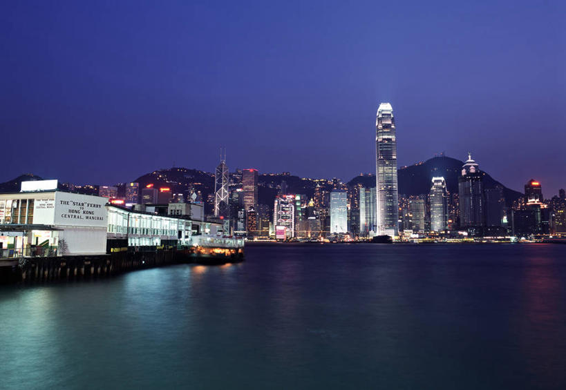 无人,横图,室外,天际线,城市,摩天大楼,香港,亚洲,摄影,九龙,彩图,海港,天星小轮