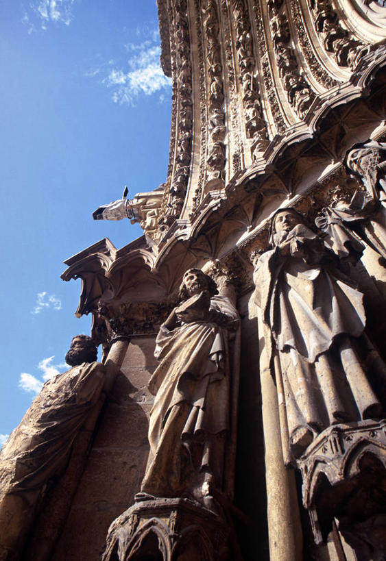 无人,教堂,竖图,雕塑,法国,欧洲,雕像,香槟,摄影,西欧,法兰西,法国文化,哥特式风格,法兰西共和国,法兰西第五共和国,香槟.阿登,香槟.阿登大区,马恩省,兰斯,兰斯大教堂,彩图,大教堂