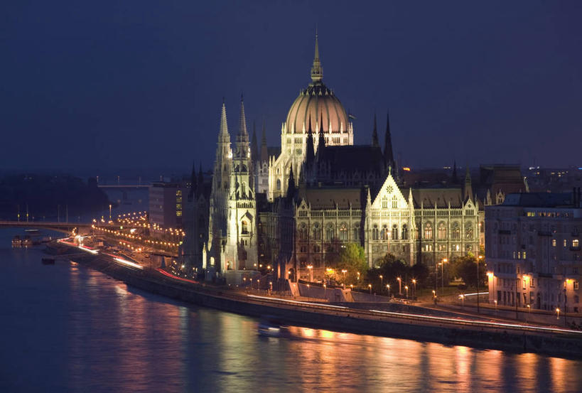 无人,横图,室外,夜晚,城市,欧洲,首都,摄影,布达佩斯,政府,东欧,中欧,多瑙河,议会大楼,匈牙利共和国,彩图