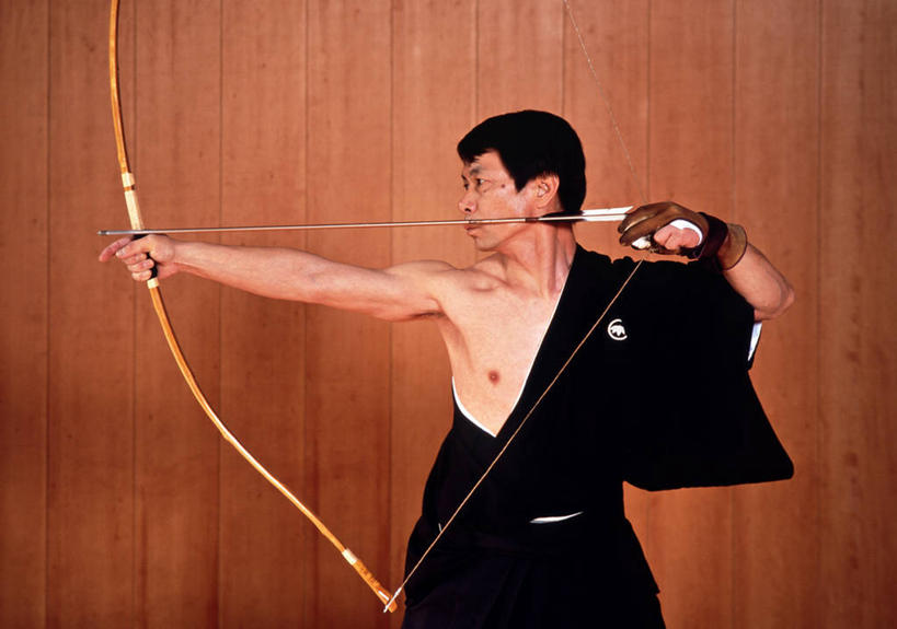 一个人,横图,运动,日本,亚洲,摄影,京都府,箭术,彩图