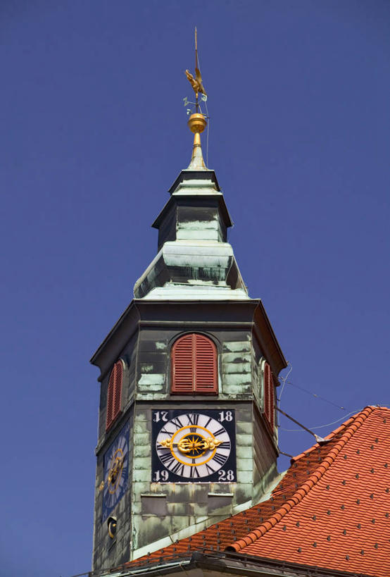 无人,竖图,欧洲,斯洛文尼亚,首都,摄影,市政厅,卢布尔雅那,彩图