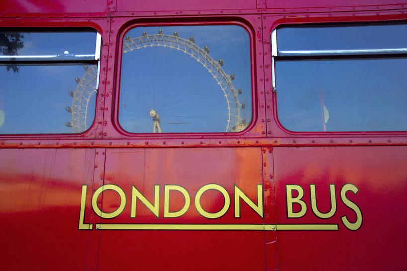 无人,横图,英国,欧洲,巴士,首都,英格兰,伦敦眼,红色,车轮,运输,摄影,英国文化,呼吸道,彩图,旅行,千禧年