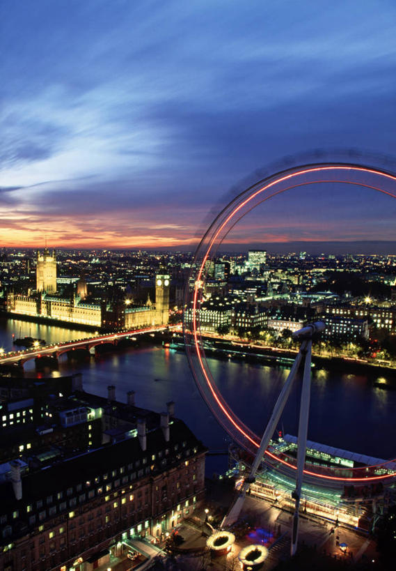 无人,竖图,室外,日落,城市,英国,欧洲,首都,英格兰,伦敦眼,泰晤士河,摄影,英国文化,彩图