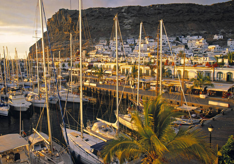 无人,横图,西班牙,欧洲,大西洋,摄影,加那利群岛,大西洋群岛,大加纳利,彩图,海港