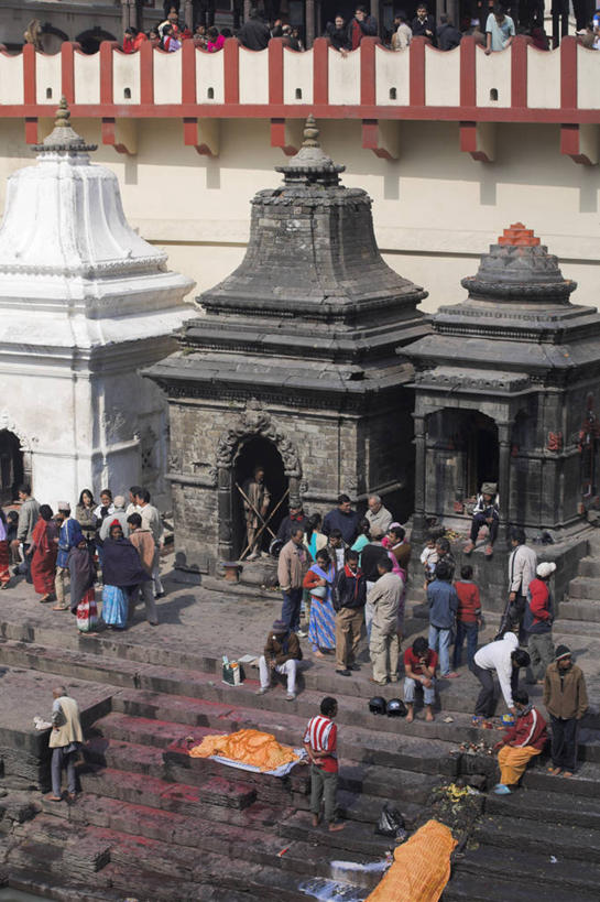 竖图,俯视,城市,尼泊尔,亚洲,首都,摄影,宗教,加德满都,印度教,火葬,彩图,高角度拍摄