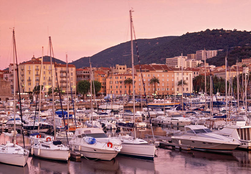 无人,横图,室外,船,法国,欧洲,岛,古城,摄影,科西嘉,地中海文化,阿雅克修,彩图,海港