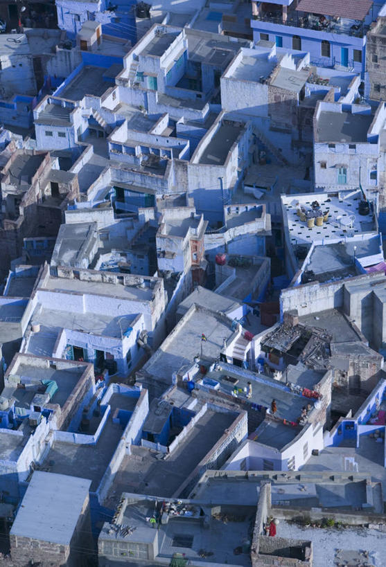 无人,竖图,城市,印度,亚洲,房屋,屋顶,摄影,拉贾斯坦邦,焦特普尔,印度次大陆,彩图