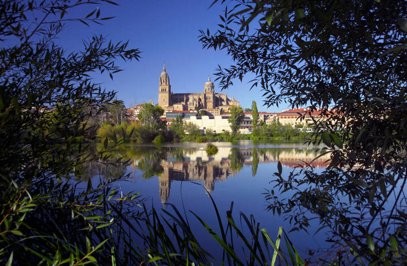 无人,横图,西班牙,欧洲,萨拉曼卡,摄影,西欧,南欧,伊比利亚半岛,西班牙王国,卡斯蒂利亚,莱昂,卡斯蒂利亚.莱昂,莱昂省,彩图,大教堂