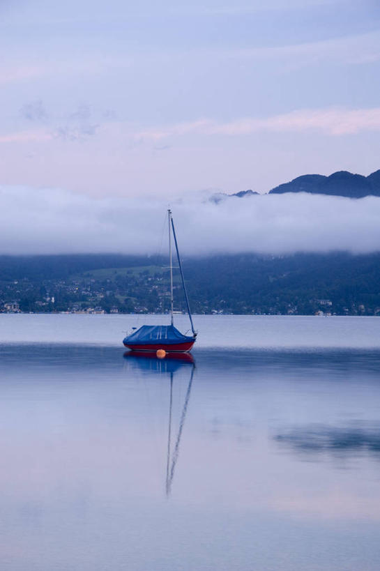无人,竖图,室外,湖,奥地利,欧洲,摄影,西欧,萨尔茨卡默古特,彩图,沃尔夫冈湖