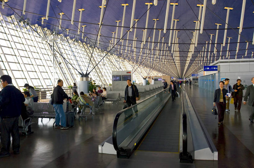 机场,横图,室内,城市,建筑,上海,亚洲,摄影,彩图,上海浦东国际机场