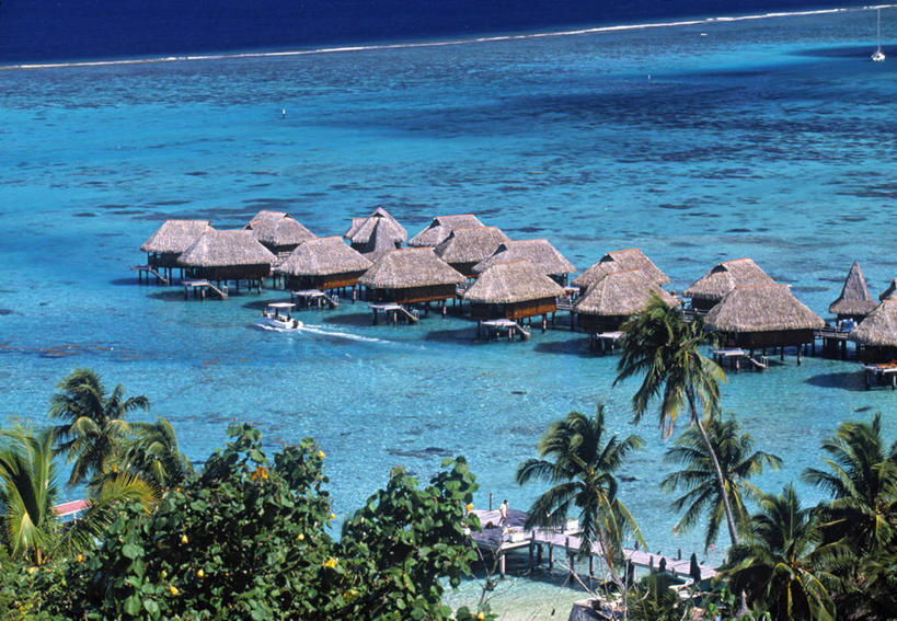 无人,横图,旅游,度假,娱乐,享受,休闲,放松,摄影,热带气候,大洋洲,法属波利尼西亚,社会群岛,法属玻利尼西亚,南太平洋,潟湖,彩图,旅行,法国海外领土