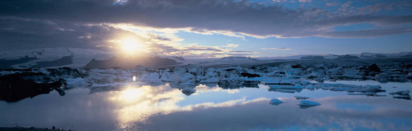 无人,横图,全景,室外,欧洲,冰,地形,寒冷,摄影,北欧,冰河,潟湖,彩图