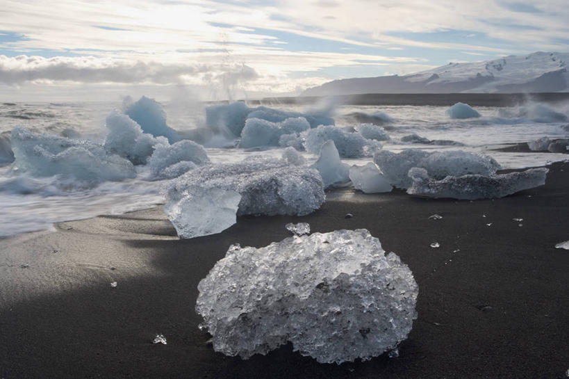 无人,横图,室外,欧洲,冰,地形,寒冷,摄影,北欧,冰河,潟湖,海滩,彩图
