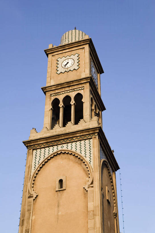 无人,竖图,非洲,摩洛哥,钟塔,摄影,北非,阿非利加洲,摩洛哥王国,卡萨布兰卡,达尔贝达,摩洛哥肺叶,摩洛哥文化,彩图