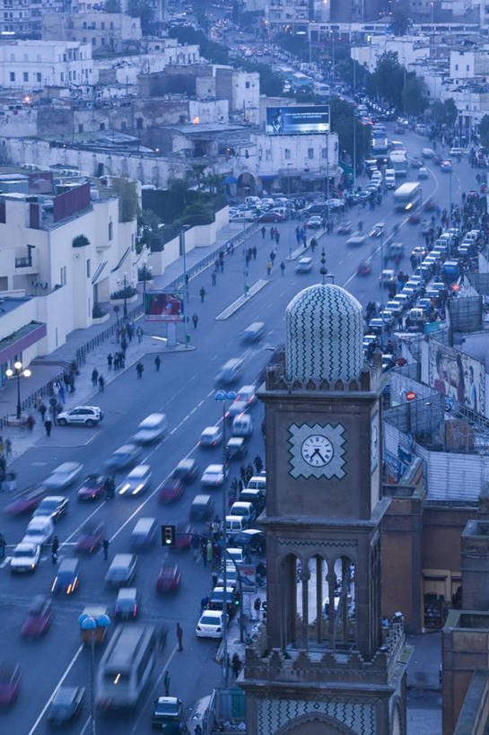 无人,竖图,夜晚,非洲,摩洛哥,钟塔,黄昏,摄影,北非,阿非利加洲,摩洛哥王国,卡萨布兰卡,达尔贝达,摩洛哥肺叶,摩洛哥文化,彩图