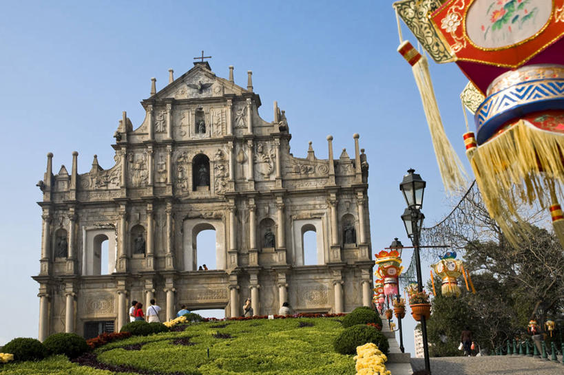 东方人,无人,教堂,横图,澳门,中国,亚洲,节日,灯笼,古城,文化,地标建筑,祈祷,健康,许愿,摄影,宗教,信仰,纪念,祈求,基督教,天主教,中国文化,东亚,平安,彩图,圣保罗教堂