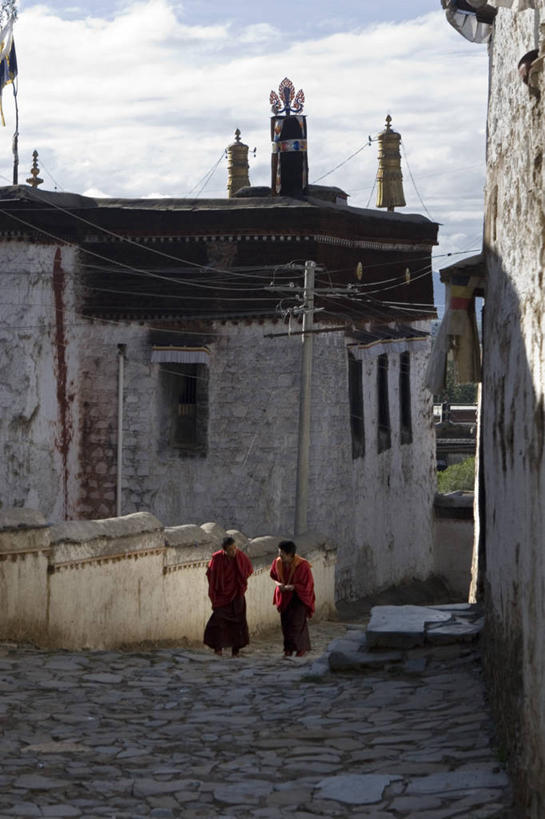 竖图,室外,中国,亚洲,摄影,佛教,中国文化,西藏自治区,日喀则,喜马拉雅山脉,僧侣,彩图