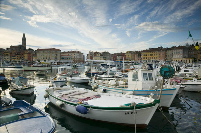 无人,横图,欧洲,克罗地亚,城镇,摄影,地中海文化,巴尔干,东欧,亚得里亚海,罗维尼,伊斯特利亚,彩图,海港