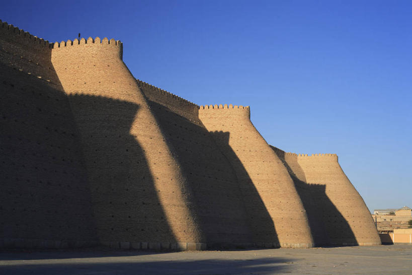 无人,横图,建筑,乌兹别克斯坦,亚洲,城墙,摄影,伊斯兰教,中亚,丝绸之路,布哈拉,彩图