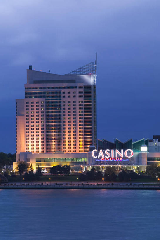 无人,竖图,室外,夜晚,加拿大,黄昏,摄影,北美,美国人,彩图,底特律河